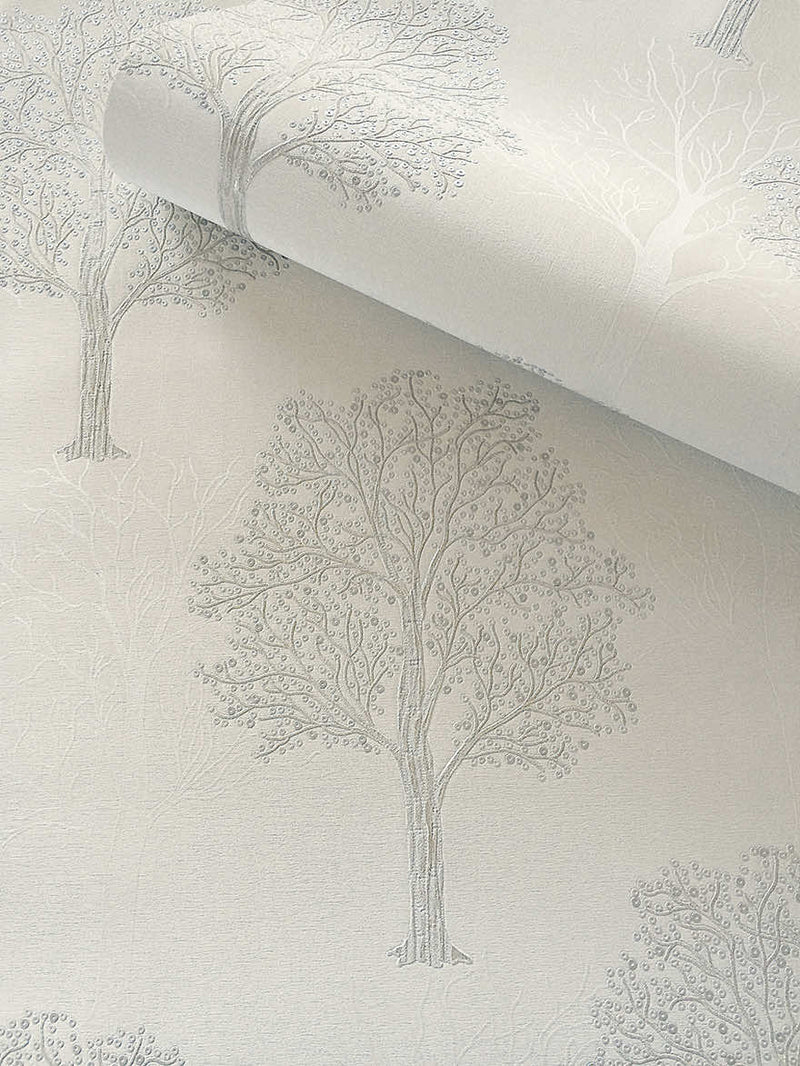 Ornella Textured Wallpaper - Grey
