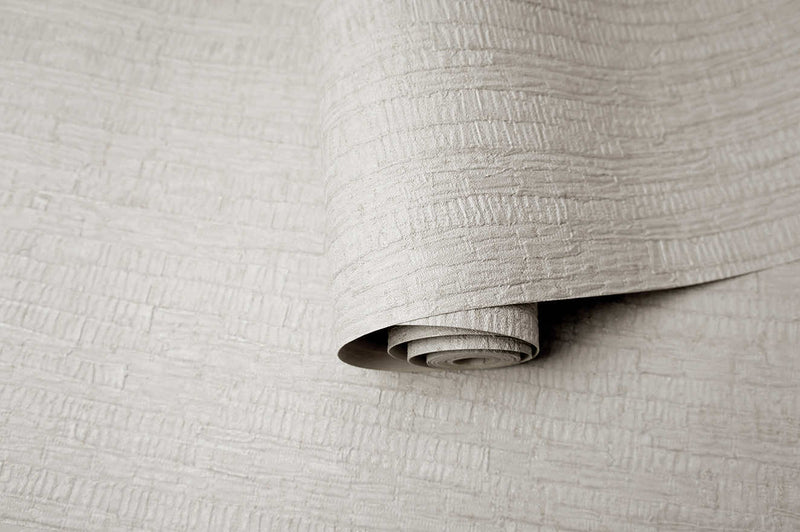 Ornella Bark Wallpaper - Grey