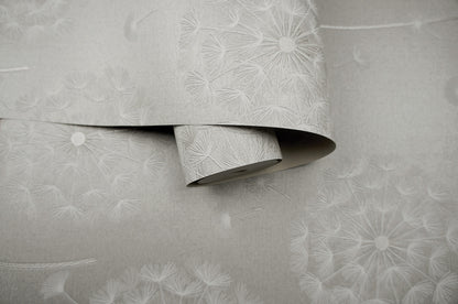 Allora - Brioso Wallpaper - Grey