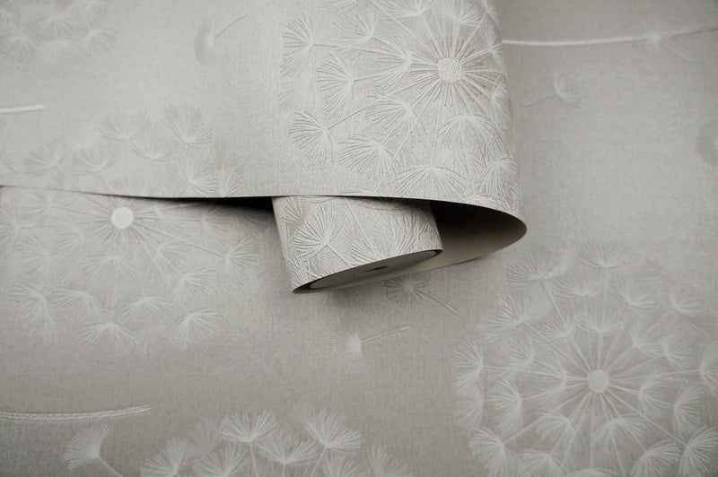 Allora - Brioso Wallpaper - Grey