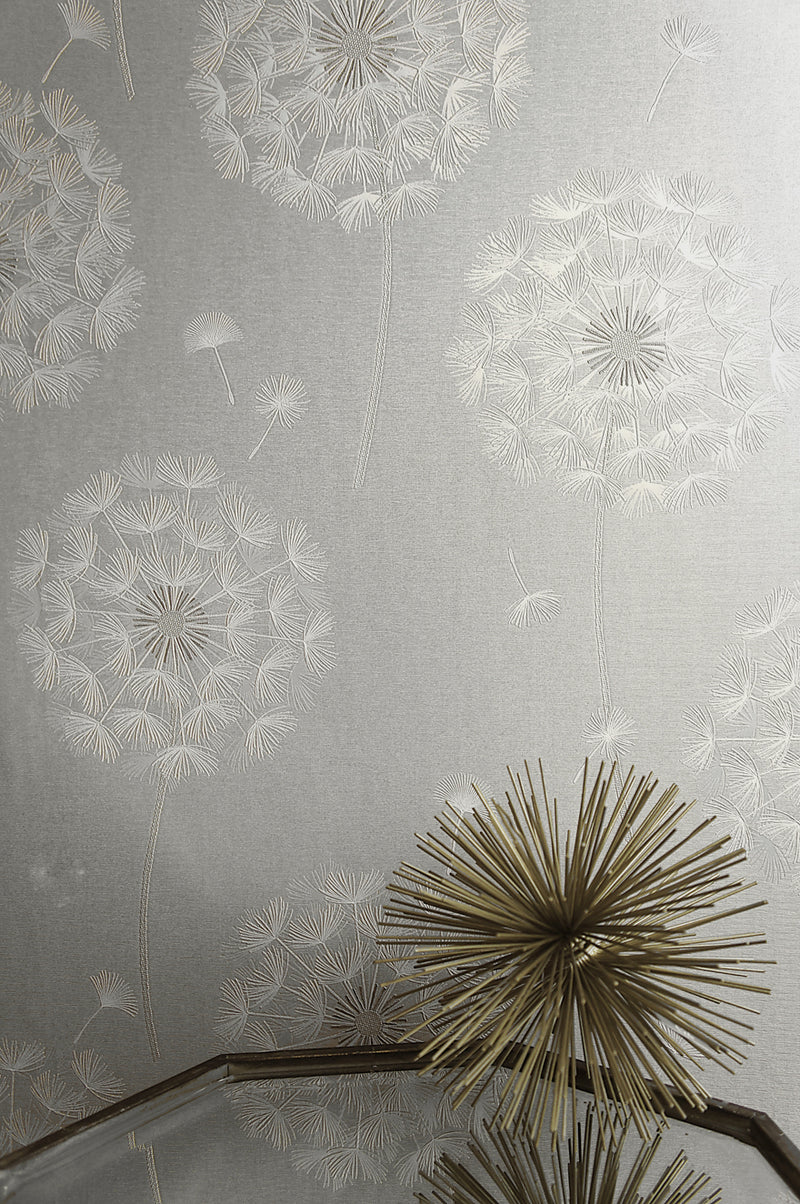 Allora - Brioso Wallpaper - Grey