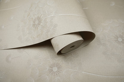 Allora - Brioso Wallpaper - Cream