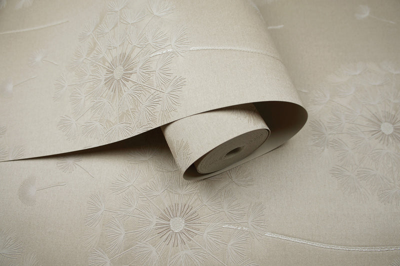 Allora - Brioso Wallpaper - Cream