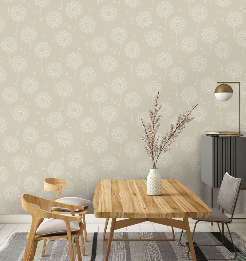 Allora - Brioso Wallpaper - Cream