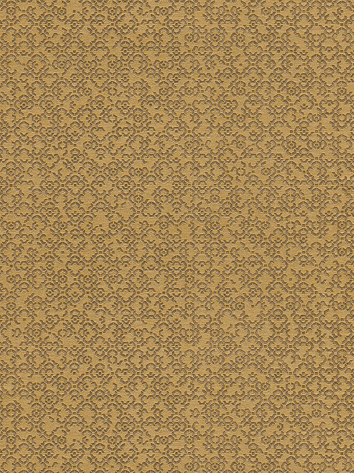 Sample - Marrakesh Hall Wallpaper - Metallic Gold