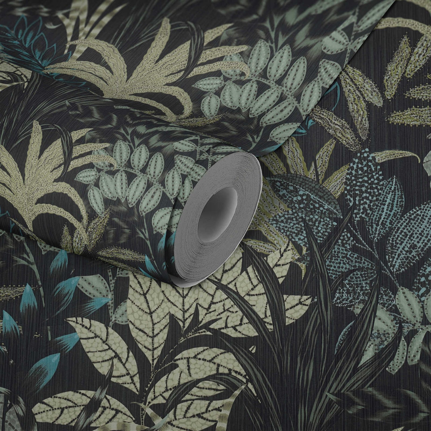 Capetown Jungle Wallpaper -Green/Black