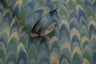 Ruba - Peacock feathers Wallpaper - Teal - Last 29 Rolls Due July