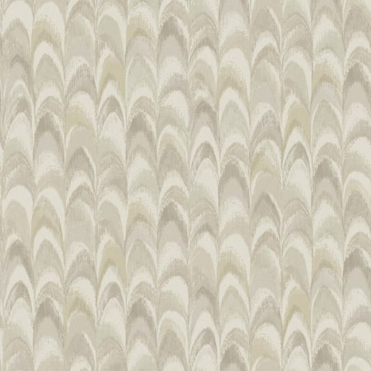 Ruba - Peacock feathers Wallpaper - Beige/Cream - LAST  ROLL