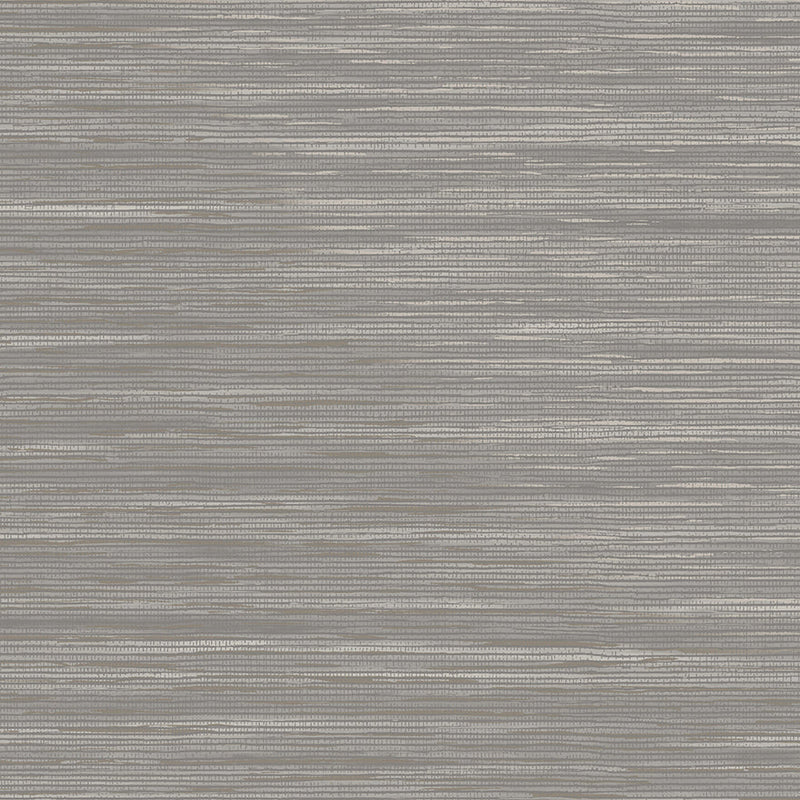 Vardo - Faux Grasscloth Wallpaper - Grey Discontinuing- Discontinuing