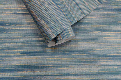 Vardo - Grasscloth Wallpaper - Navy - 19 rolls due in July 2026
