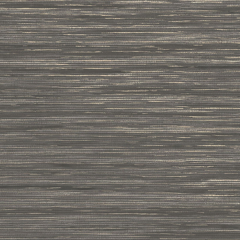 Vardo - faux Grasscloth Wallpaper - Charcoal- Discontinuing
