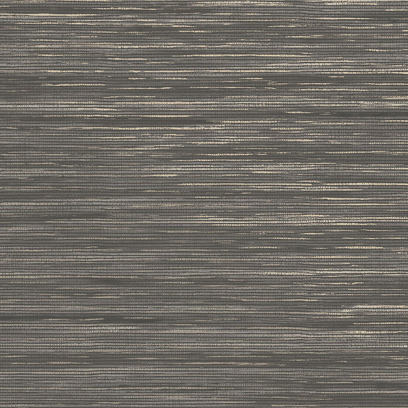 Vardo - faux Grasscloth Wallpaper - Charcoal