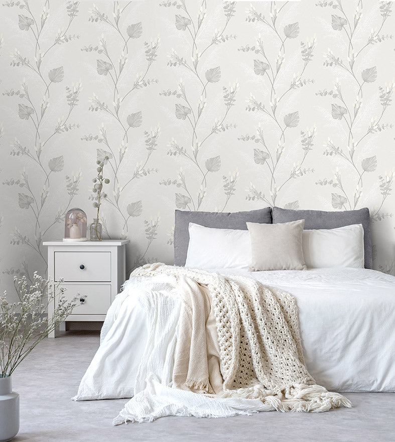 Amarante - Textured Wallapaper - Dove