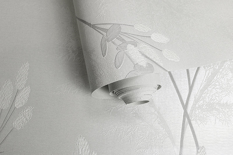 Amarante - Textured Wallapaper - Grey