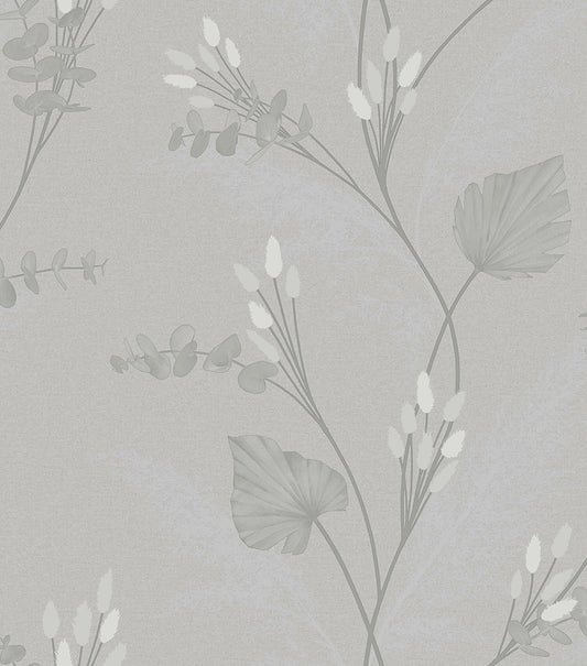 Amarante - Textured Wallapaper - Grey