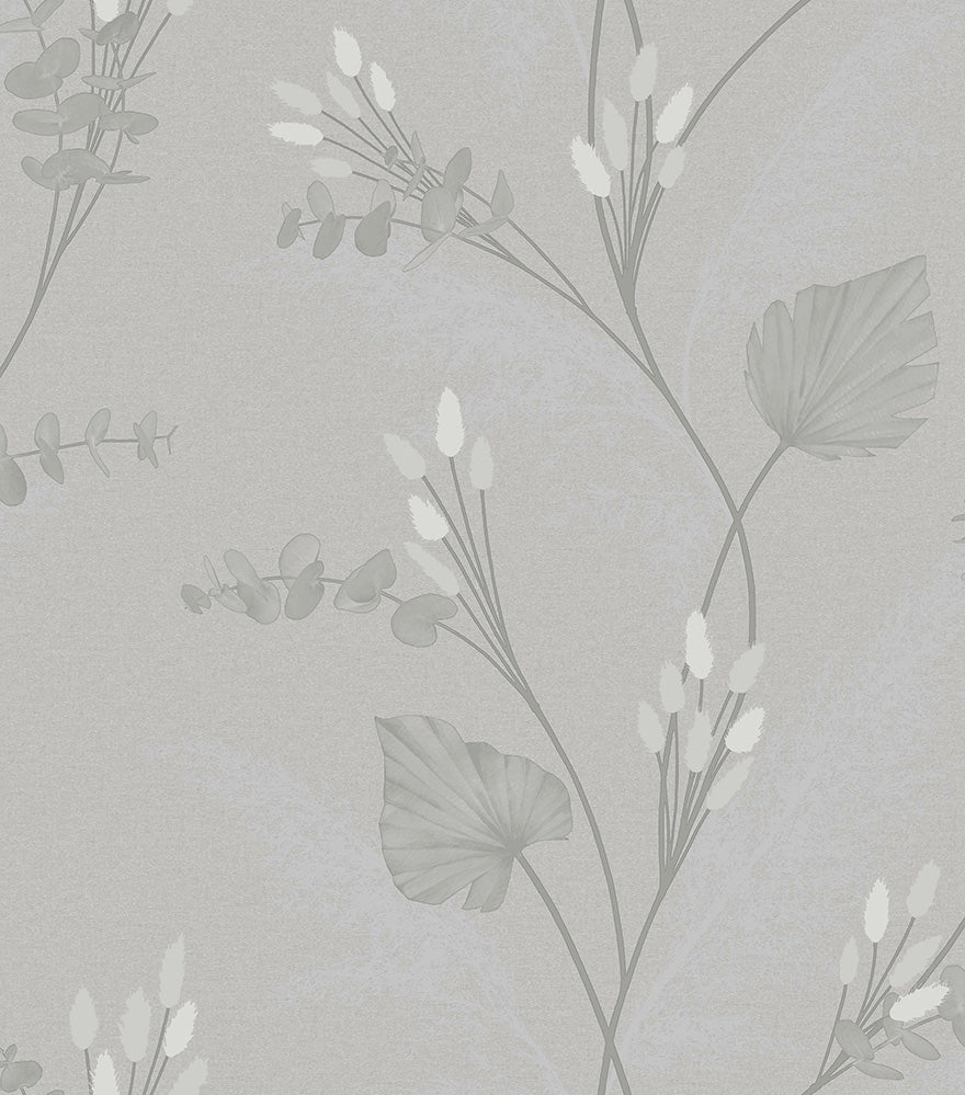 Sample - Amarante - Textured Wallapaper - Grey