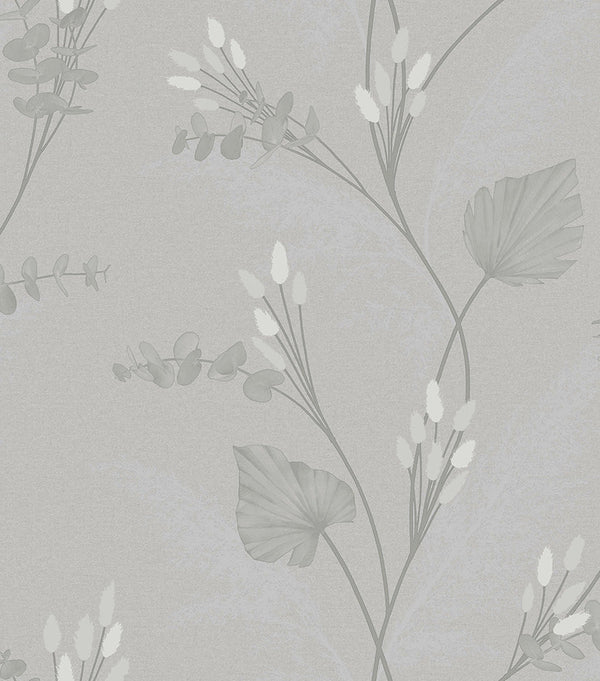 Sample - Amarante - Textured Wallapaper - Grey