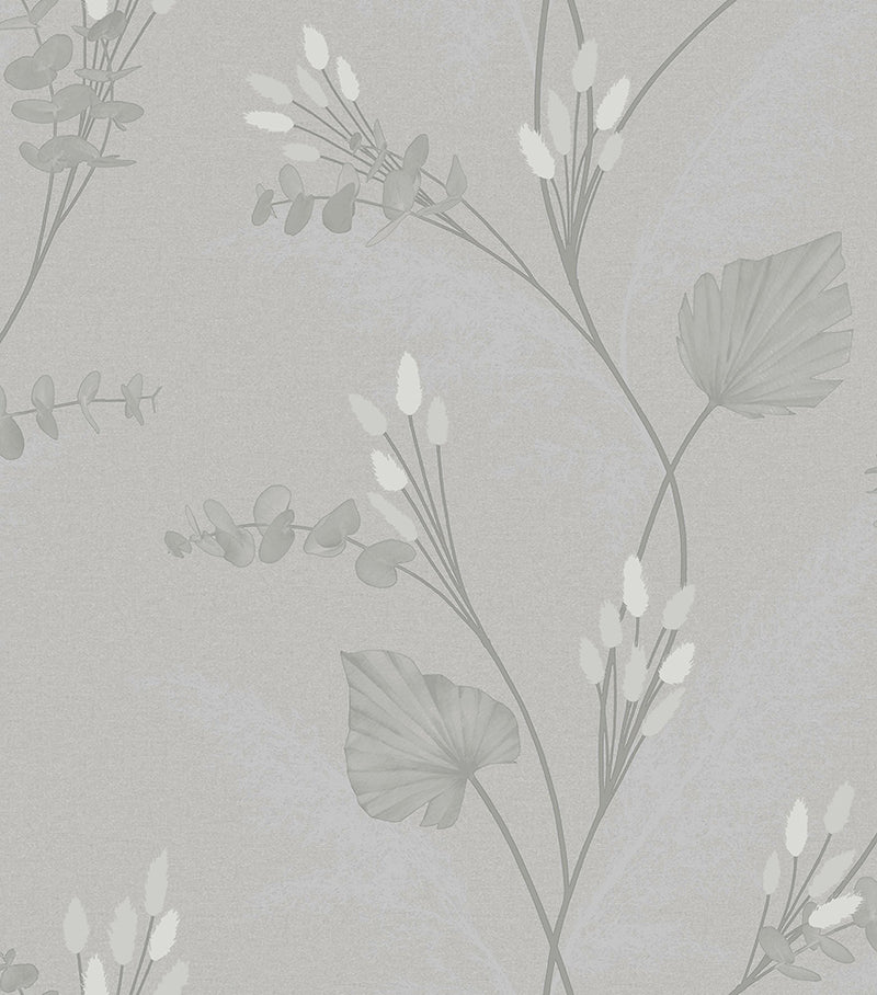 Amarante - Textured Wallapaper - Grey