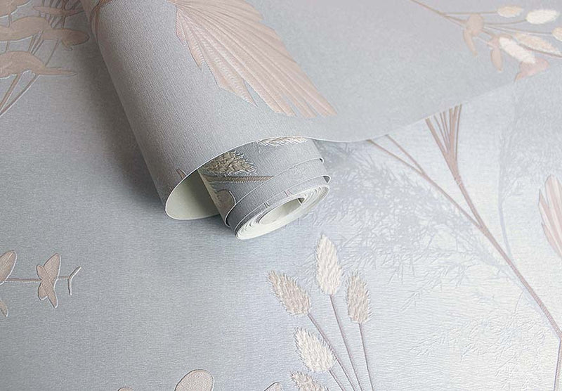Amarante - Textured Wallapaper - Slate Blue