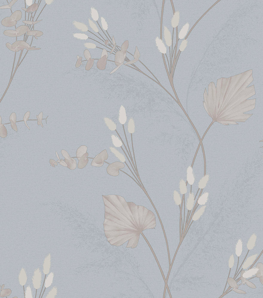 Sample - Amarante - Textured Wallapaper - Slate Blue