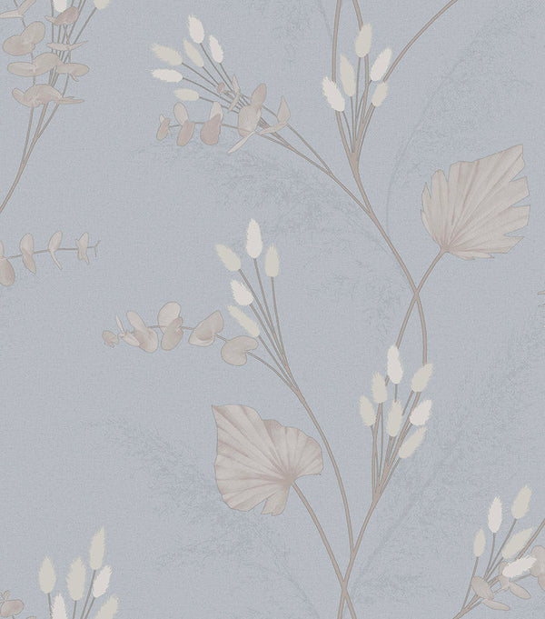 Sample - Amarante - Textured Wallapaper - Slate Blue