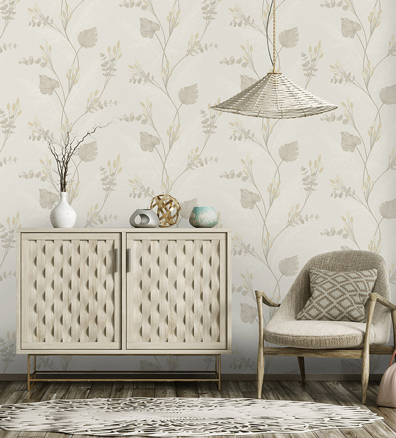 Amarante - Textured Wallapaper - Cream