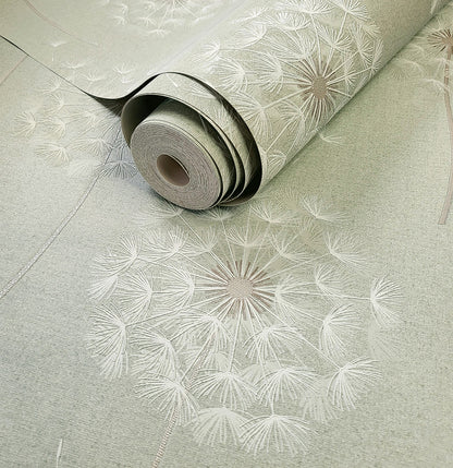 Allora - Brioso Wallpaper - Sage