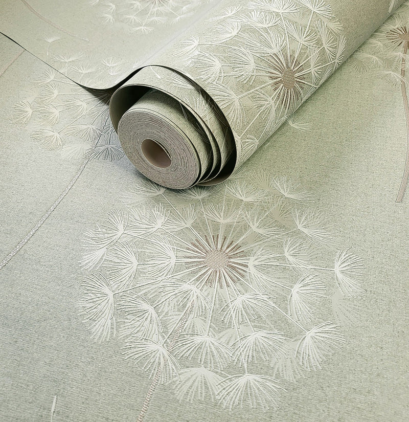 Allora - Brioso Wallpaper - Sage