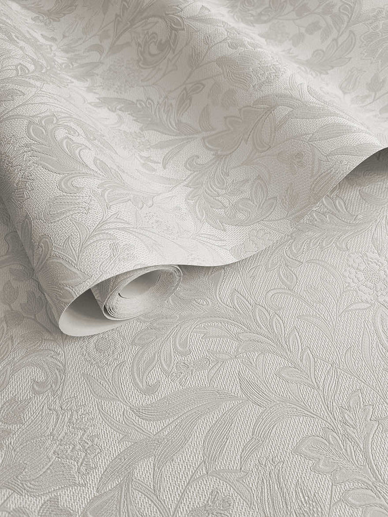 Bilbury Floral Wallpaper - Dove