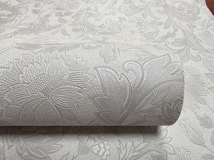 Bilbury Floral Wallpaper - Dove