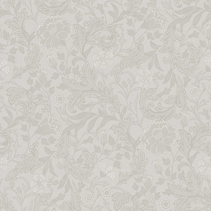 Bilbury Floral Wallpaper - Dove