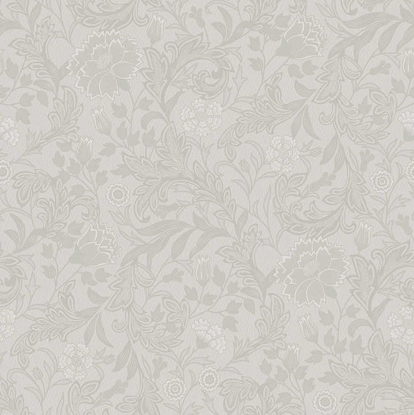 Sample - Bilbury Floral Wallpaper - Dove