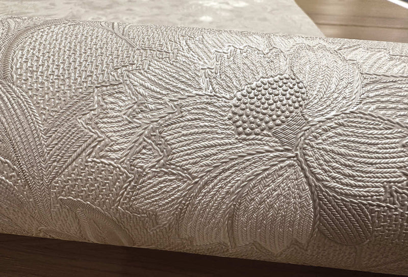 Bilbury Floral Wallpaper - Beige