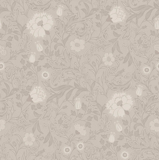 Bilbury Floral Wallpaper - Beige
