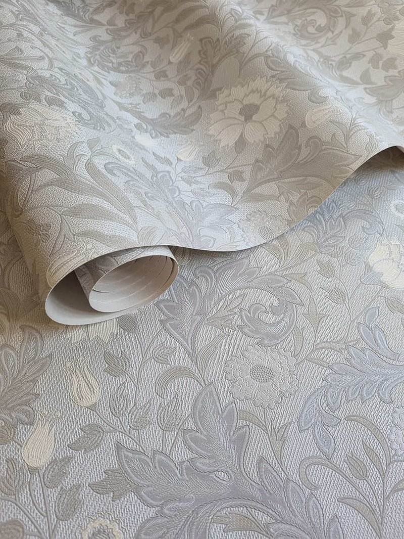 Bilbury Floral Wallpaper - Blue