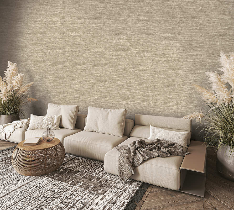 Ondulato Wallpaper - Beige
