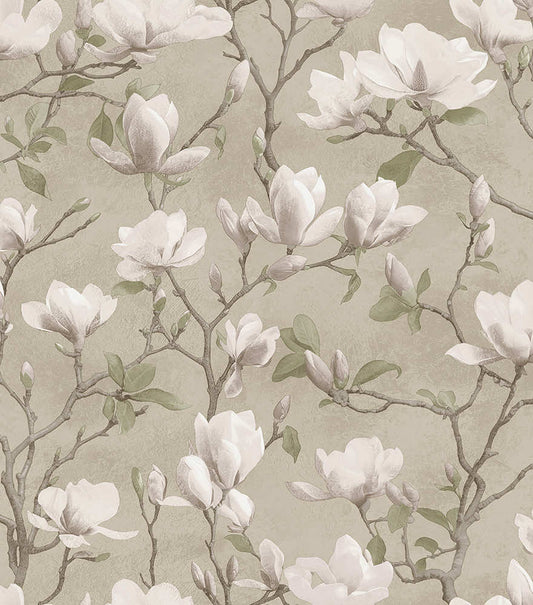 Petalina Textured Wallpaper - Beige/Pink