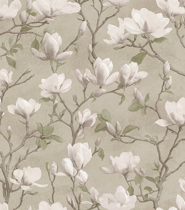 Sample - Petalina Textured Wallpaper - Beige/Pink