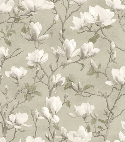 Petalina Textured Wallpaper - Sage