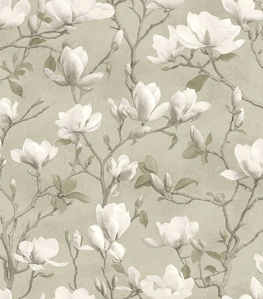 Petalina Textured Wallpaper - Sage