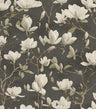 Petalina Textured Wallpaper - Charcoal