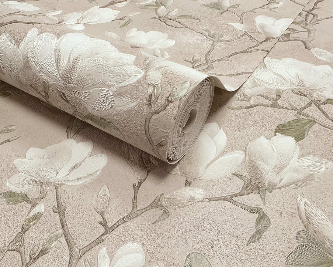 Petalina Textured Wallpaper - Pink
