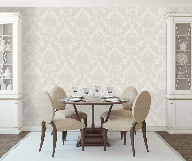 Clara Luxurious Wallpaper - Dove