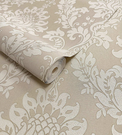 Clara Luxurious Wallpaper - Beige