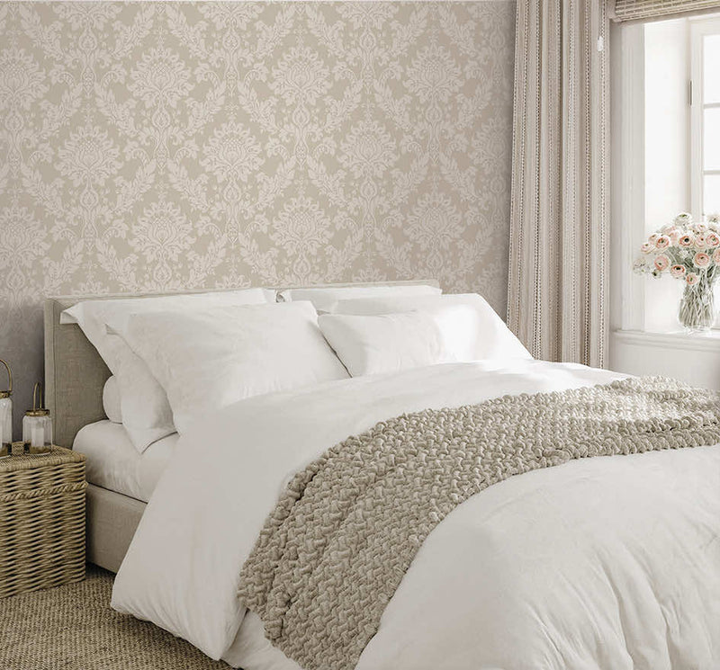 Clara Luxurious Wallpaper - Beige