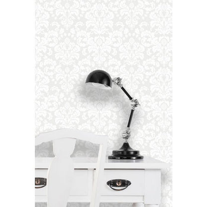Satin Wallpaper - White - Discontinuing - Sold Out