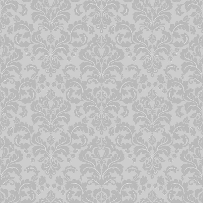Satin Wallpaper - Silver/Grey