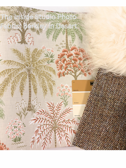Solana Wallpaper – Coral/Beige