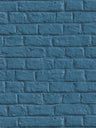 Amsterdam Vintage Brick Wallpaper by Anke & Daan - Blue