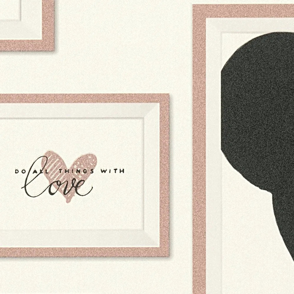 Parisian Portrait - Modern Wallpaper - Beige